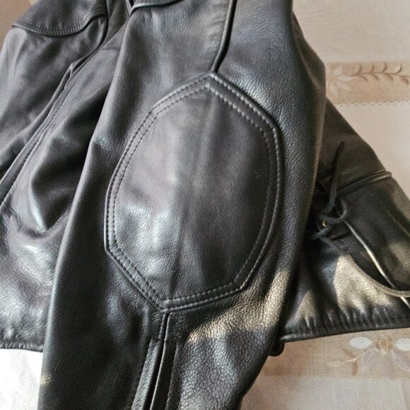 Fashions by Rose Women Leather Biker Jacket - Picture 7 of 11